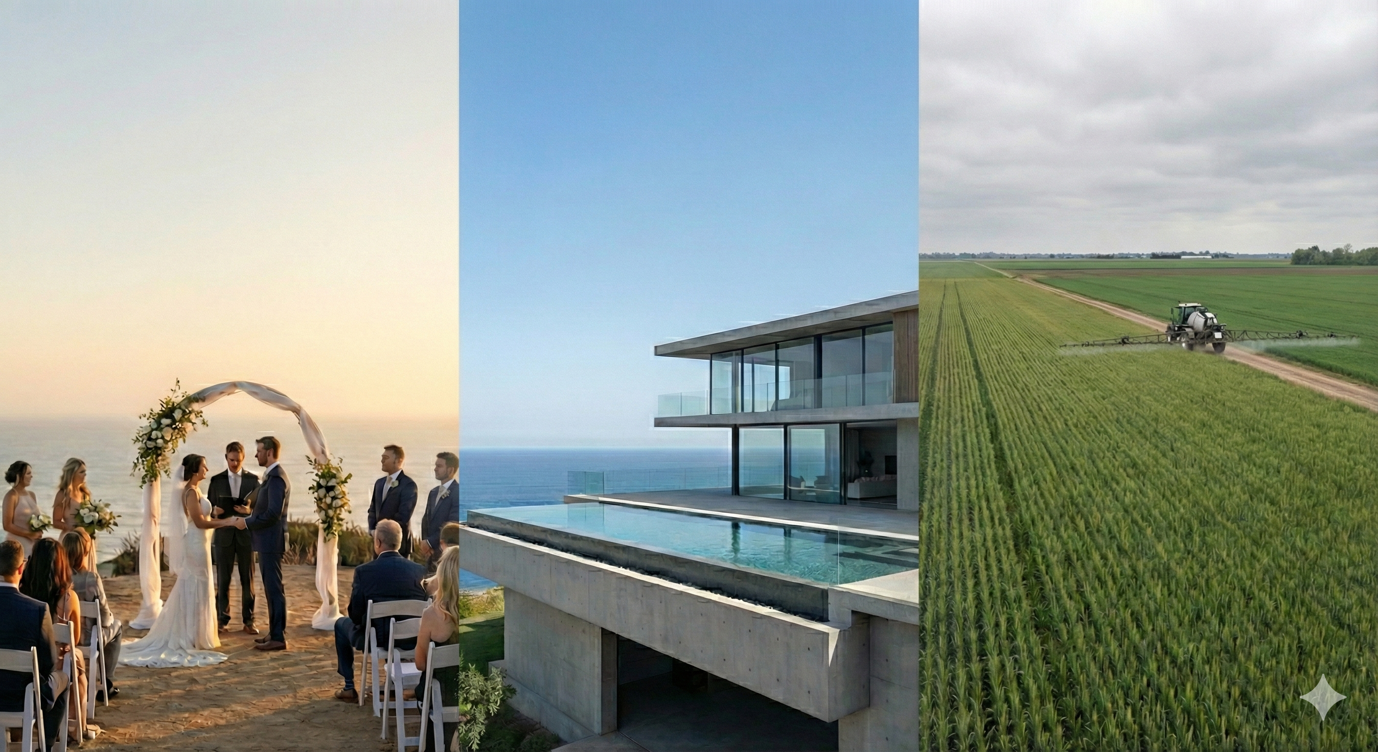 Prestations drone professionnel pour mariage immobilier et agriculture